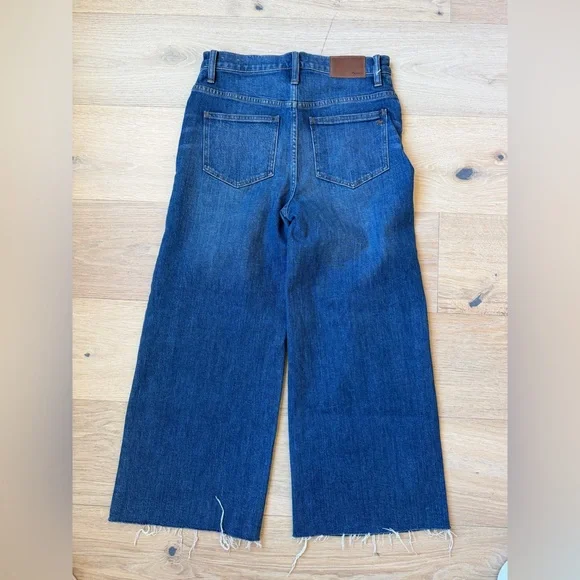Madewell Wide-Leg Crop Jeans – Medium Wash | Size 27 - Picture 6 of 7